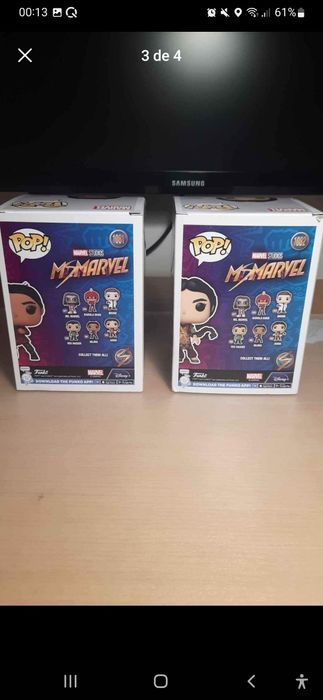 Funko pops Ms Marvel : Aisha e Najma