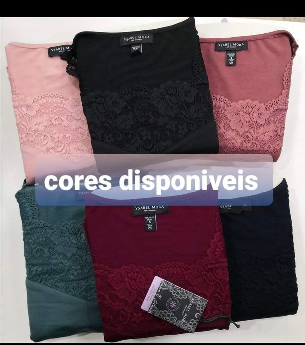 Camisola térmica com renda nos punhos
