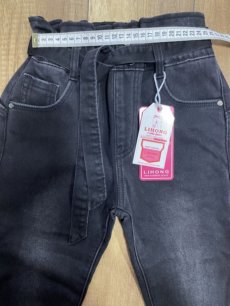 Нові утеплені джинси з етикетками, розмір 6-7 років