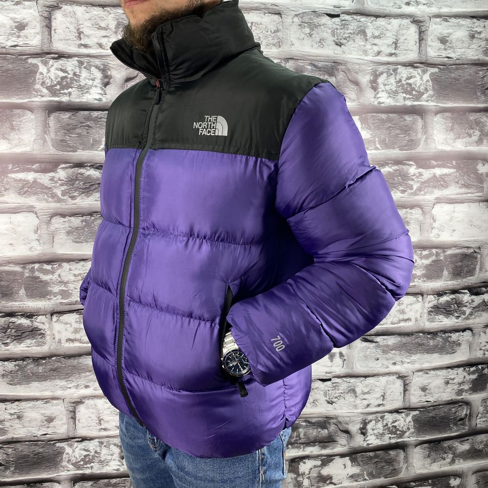 РАСПРОДАЖА Куртка пуховик the north face 700 мужской фиолетовый