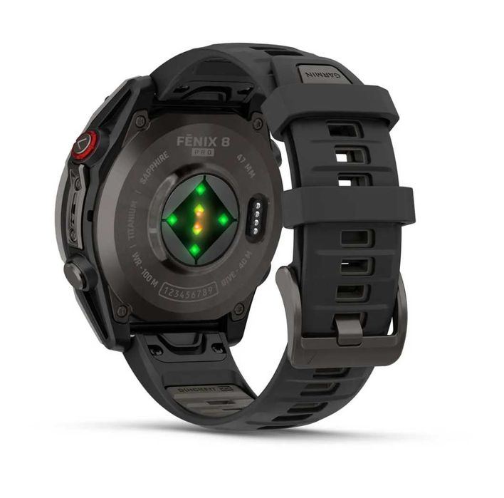 Годинник Garmin Fenix 8 Pro 47 mm AMOLED Sapphire Carbon grey DLC tit.