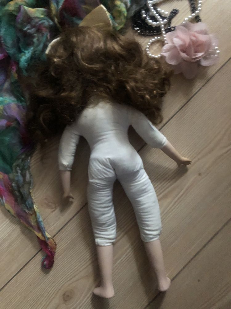 Duża lalka porcelanowa [42cm] kolekcjonerska dziewczynka lala