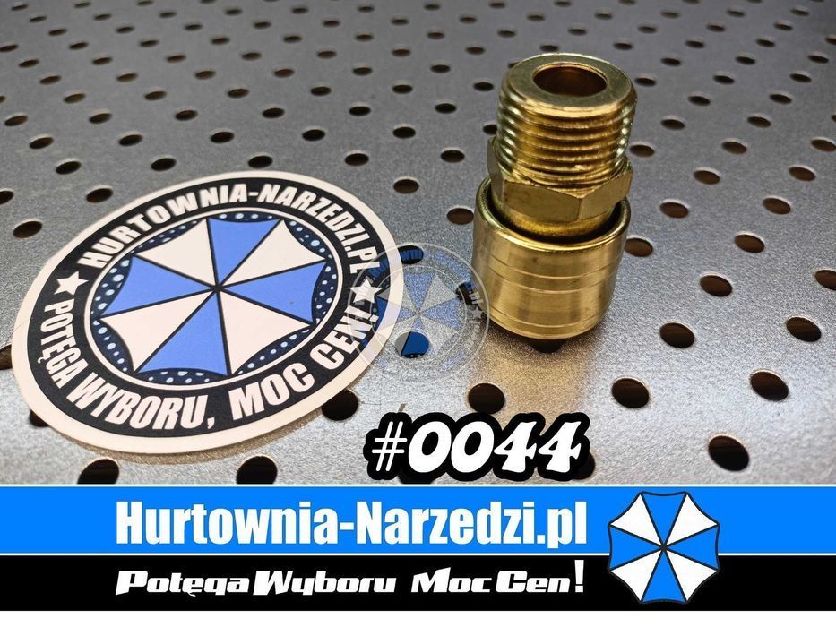 Szybkozłączka pneumatyczna 1/2" typ żeński gwint zewnętrzny