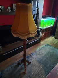 Lampa stojąca abazur