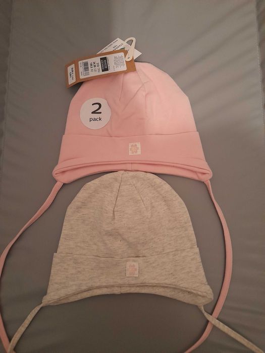 Czapeczki niemowlęce 40/42 Nowe