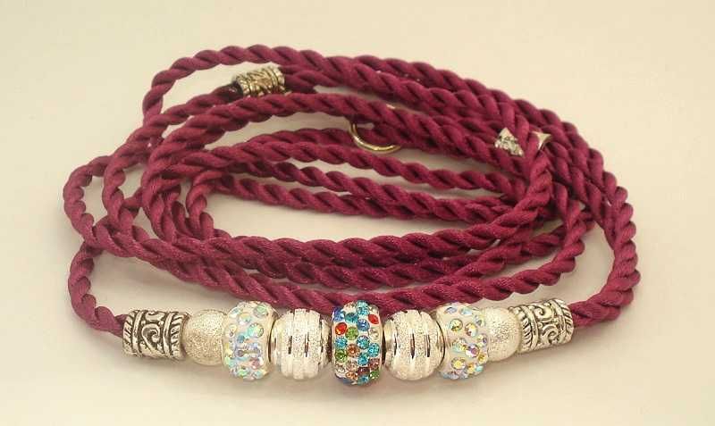 Smycz wystawowa ringówka na wystawę kolor R17