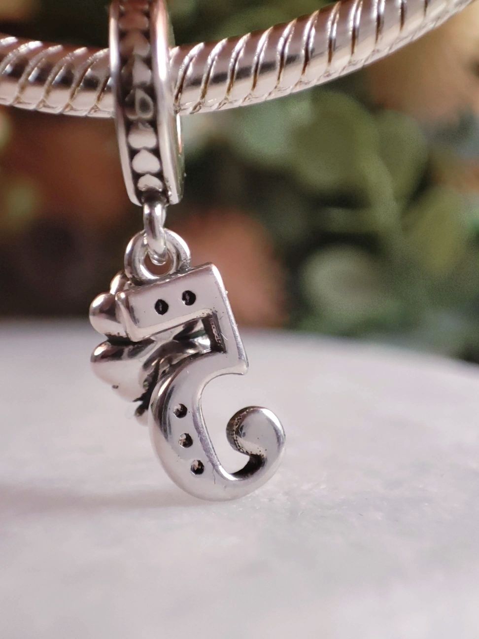Charms srebro 925 szczęśliwy numer 5 piątka koniczyna na Pandora
