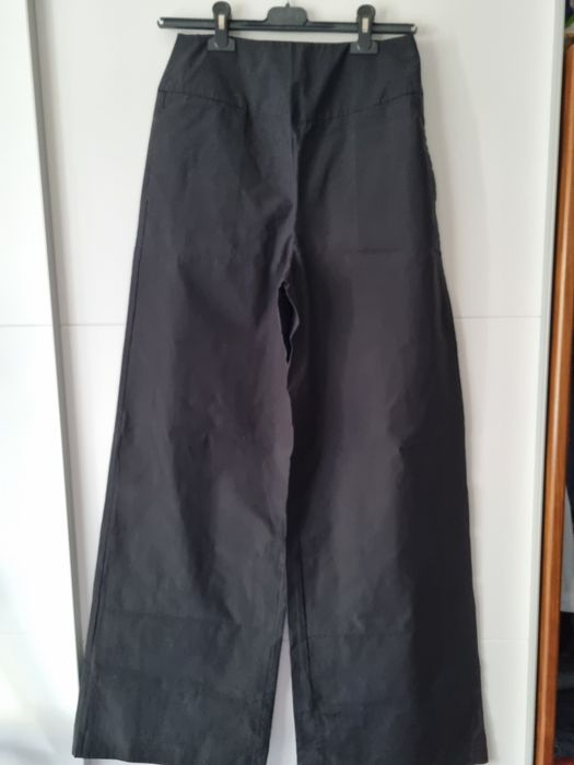 Calças tecido perna larga novas Massimo Dutti, 38