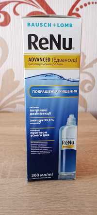 Розчин для очистки контактних лінз Bausch & Lomb ReNu Advanced 360 ml