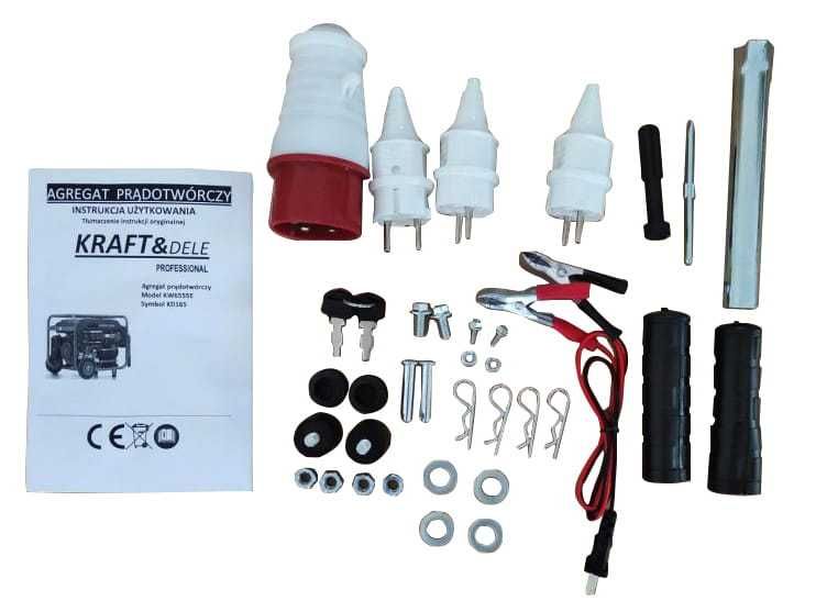 KRAFT&DELE Agregat Prądotwórczy Generator 5500w Miedź KD165