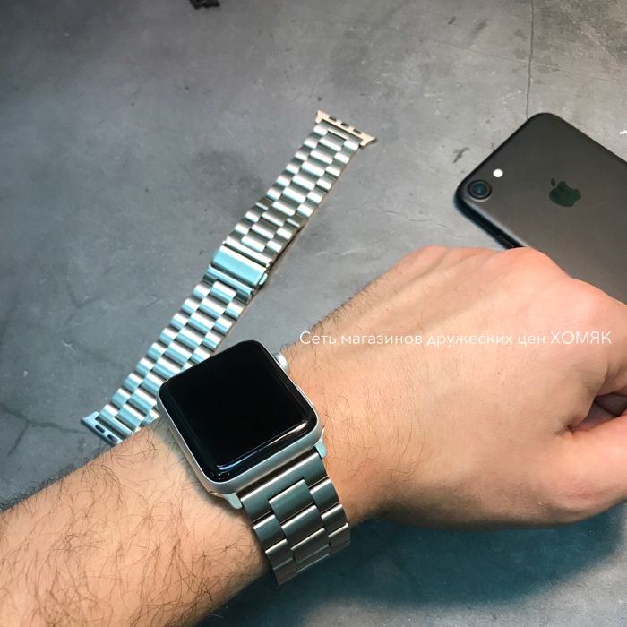 Стальной Ремешок для Apple Watch 42 44 38 40mm