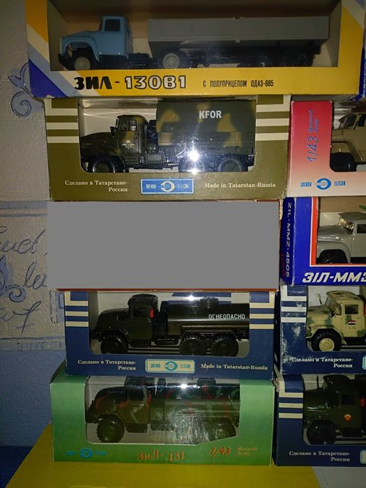 Коллекционные модели грузовые.1/43