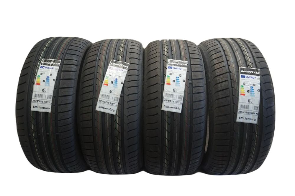 KOMPLET 4x NOWA OPONA Letnia Goodyear EFFICIENTGRIP 245/45R18 100 Y XL rant ochronny wzmocnienie PROMOCJA WYSYŁKA