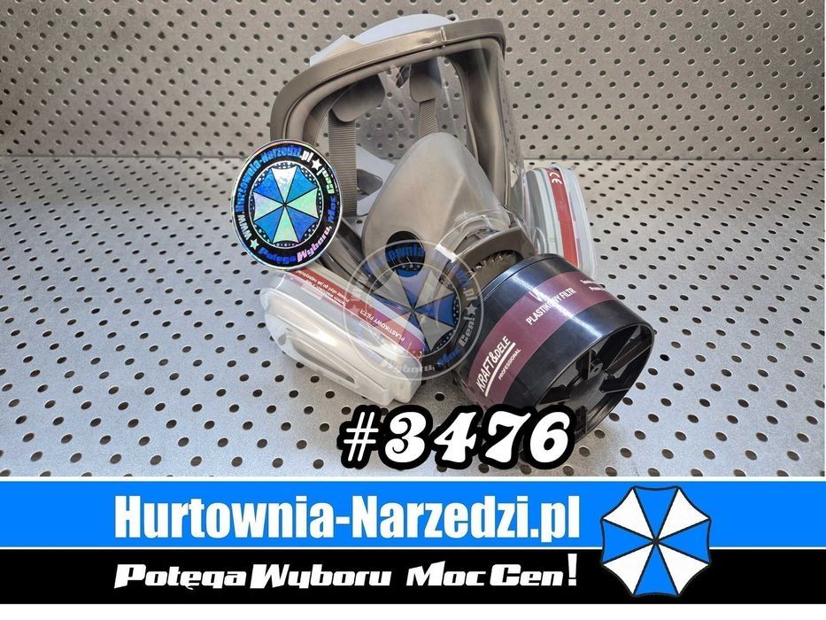 Maska lakiernicza + filtry maska lakiernicza pełnotwarzowa z filtrami