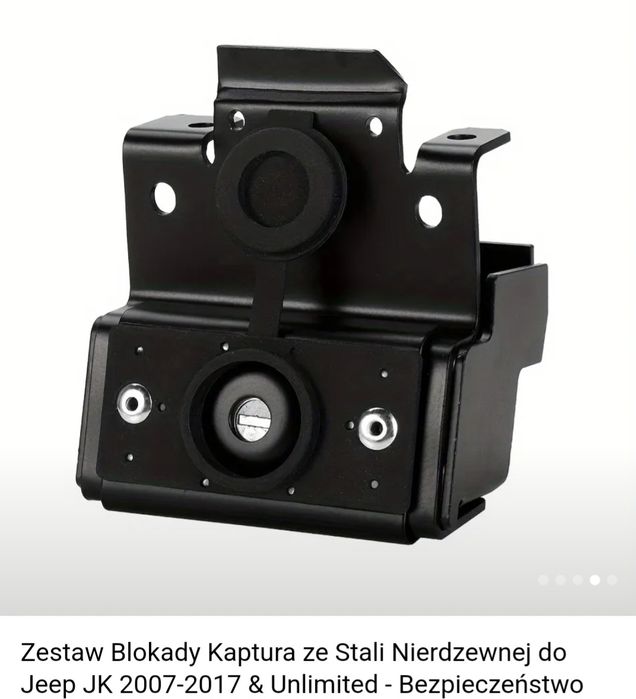 Jeep Wrangler JK zamek maski, włączniki na słupek