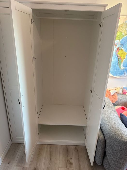 Szafa IKEA SONGESAND z lustrem 120x60x191 cm – stan bardzo dobry
