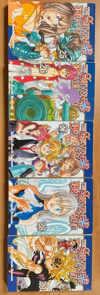 Mangas Demon Slayer/ Seven Deadly Sins/ Food Wars