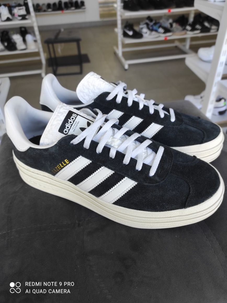 ОРИГІНАЛ 100% Кросівки Adidas Gazelle Bold Shoes Black Hq6912