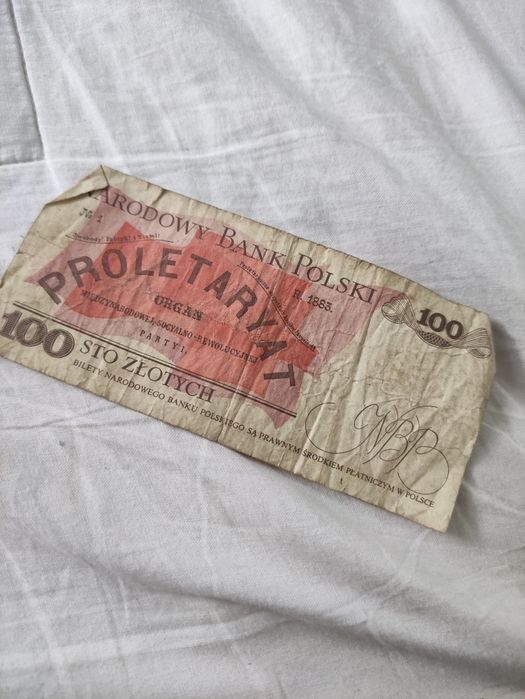 Sto złotych banknot PRL