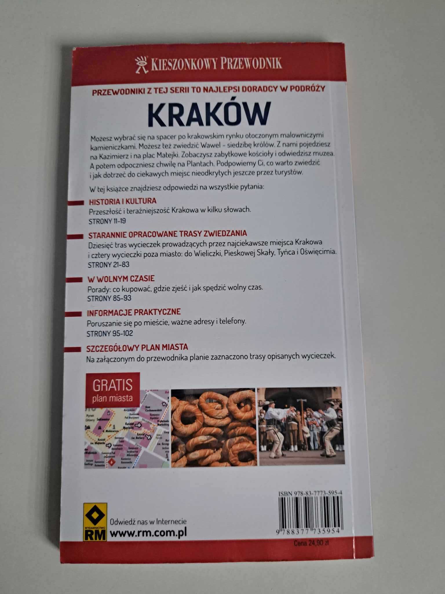 Kraków Praca zbiorowa Gratis plan miasta Mapy, przewodnik