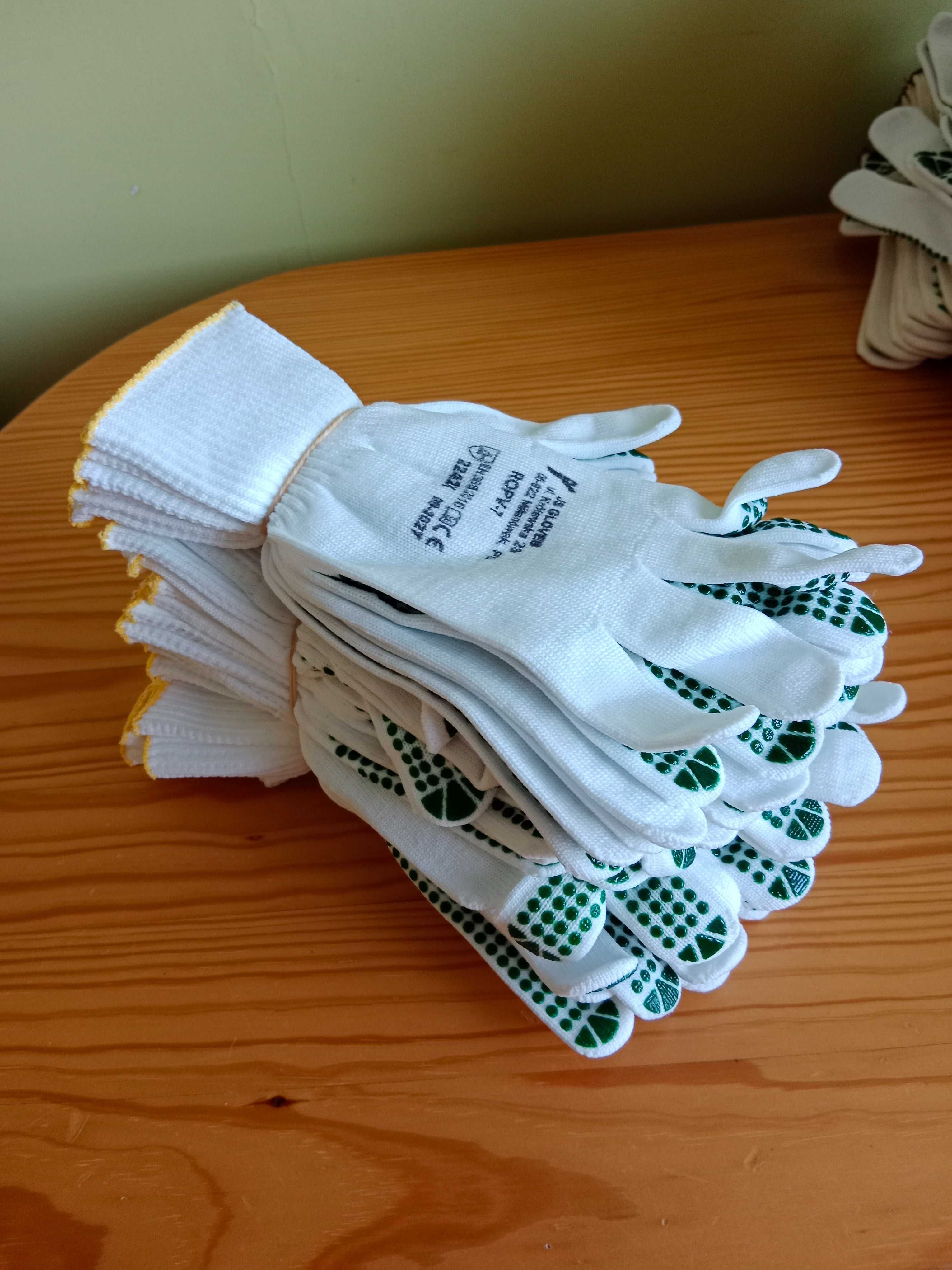 Rękawice ochronne poliamidowe JS Gloves, 10 par, rozmiar 7