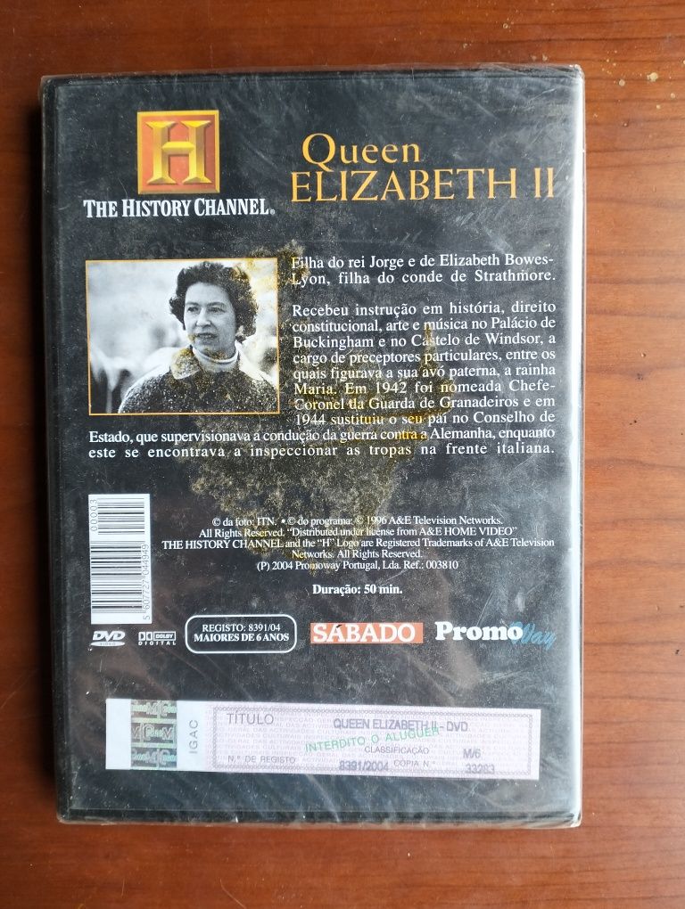 DVD Rainha Elisabeth II