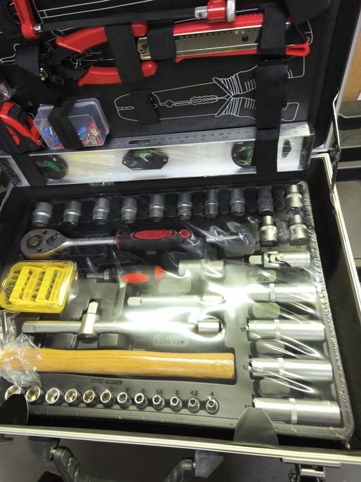 Mala de ferramentas alumínio completa para qualquer tipo de trabalho