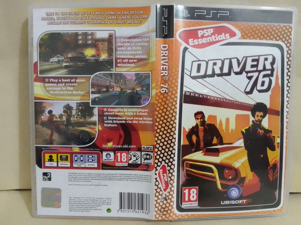 Jogo Driver 76, para PlayStation Portable PSP