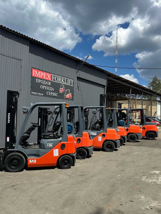 Навантажувач газ-бензин TOYOTA 02-8FGL15, 2019р, погрузчик в наявності