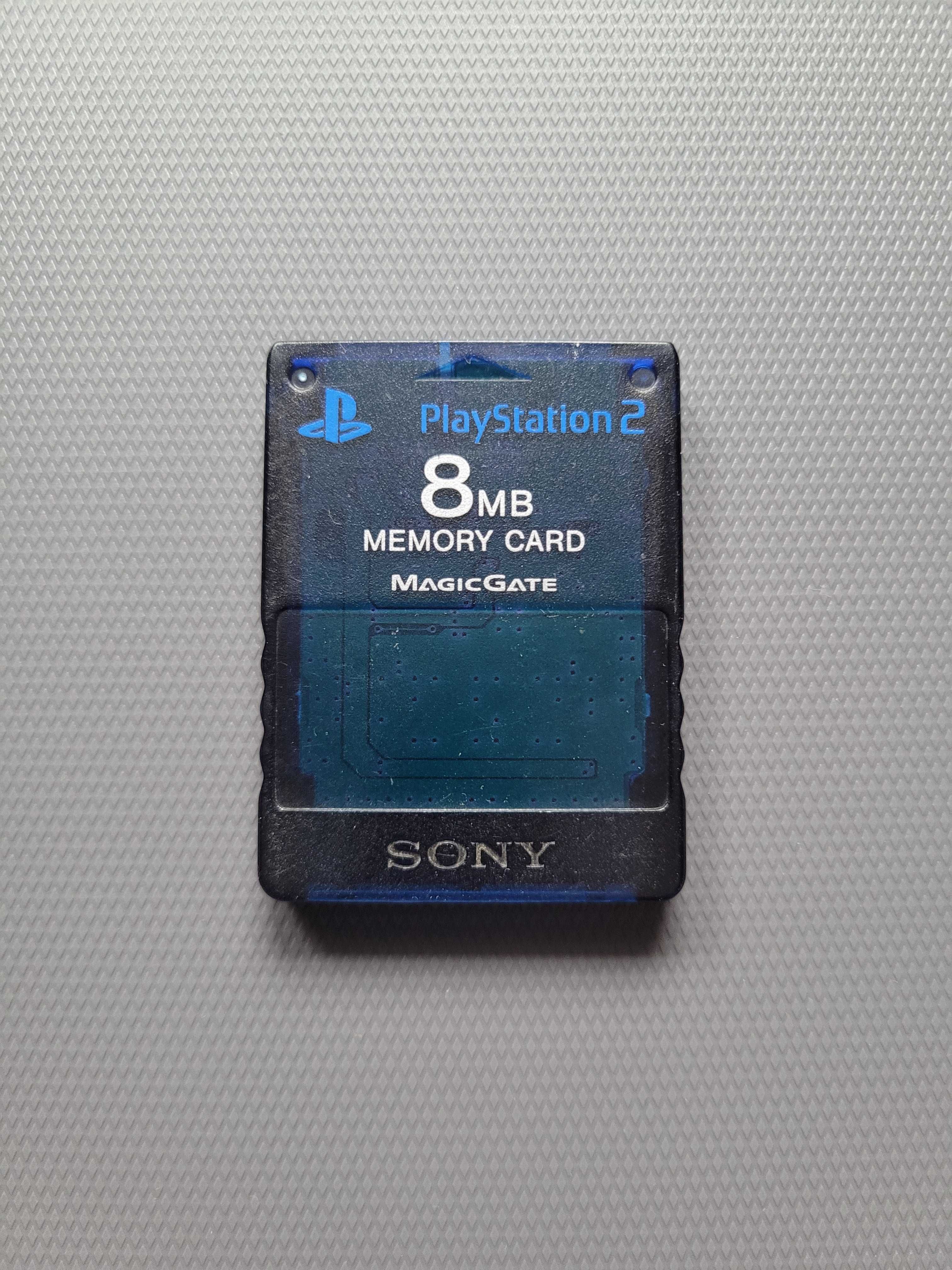 Oryginalna karta pamięci Sony PlayStation 2 SCPH-10020MB Midnight Blue