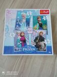 Puzzle 4w1 Frozen kraina lodu