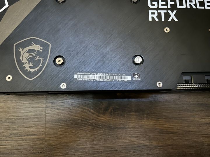 Відеокарта RTX 3070 8GB MSI VENTUS 3X OC GDDR6 (GeForce RTX 3070 VENTU