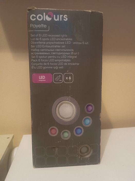 Lampki RGB z pilotem