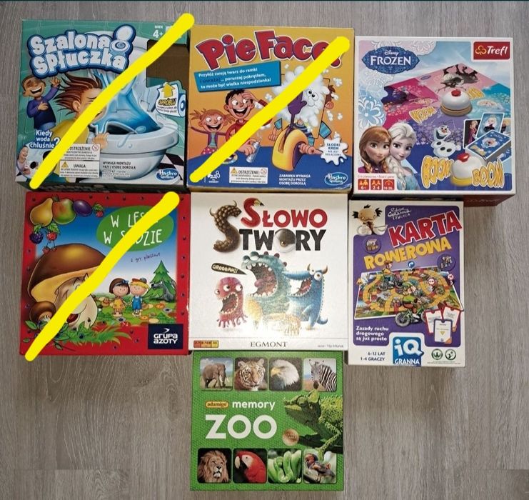 Gry na Mikołajki Frozen Słowo stwory Memory zoo Karta rower