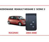 Karta Renault Megane 2  Scenic  2 plus Kodowanie