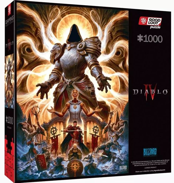 Puzzle 1000 Diablo IV Inarius The Father. Good Loot. Nowy Produkt