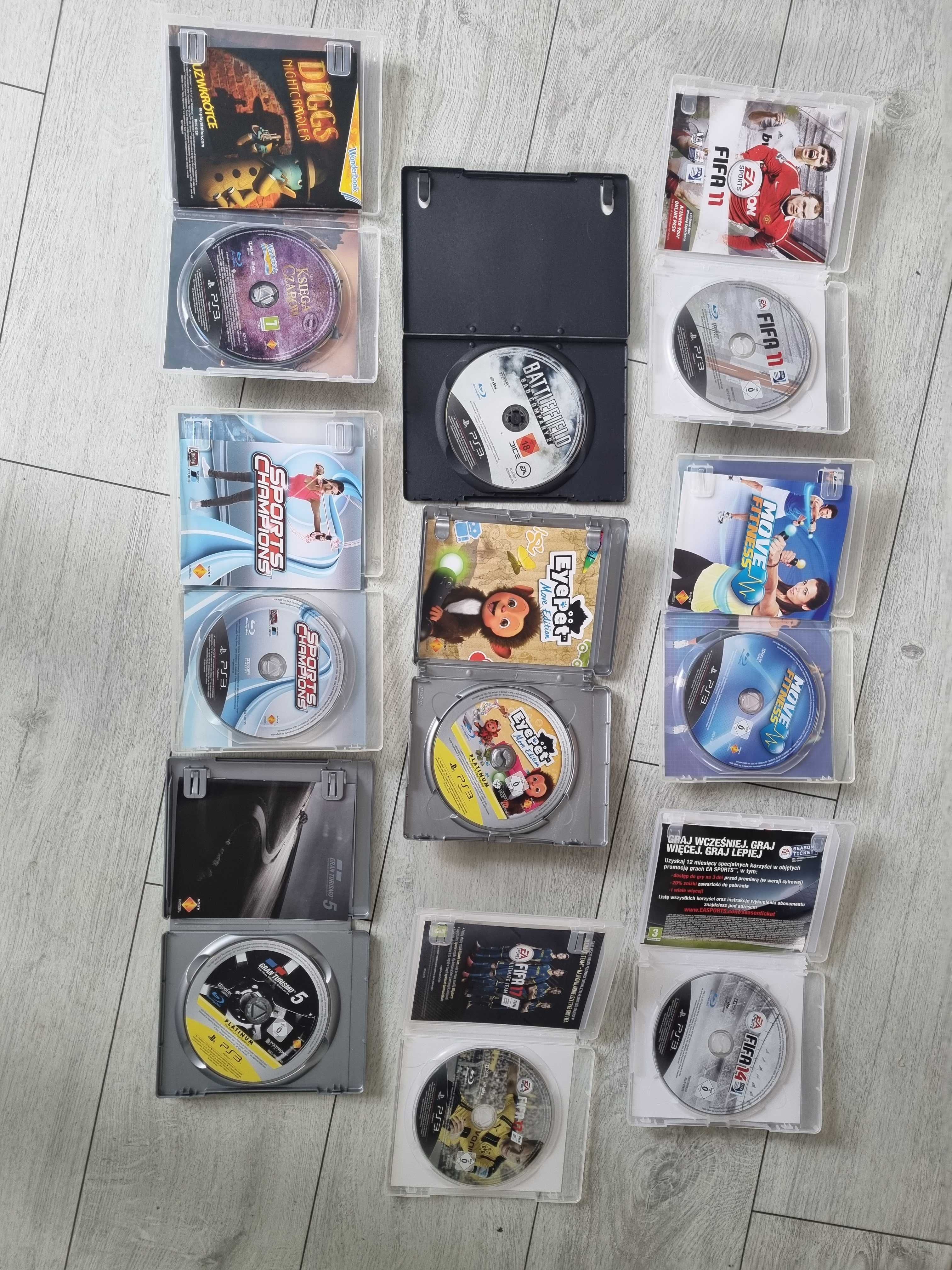 Zestaw 9 gier na PS3 – Fifa, Gran Turismo, Sports Champions i inne