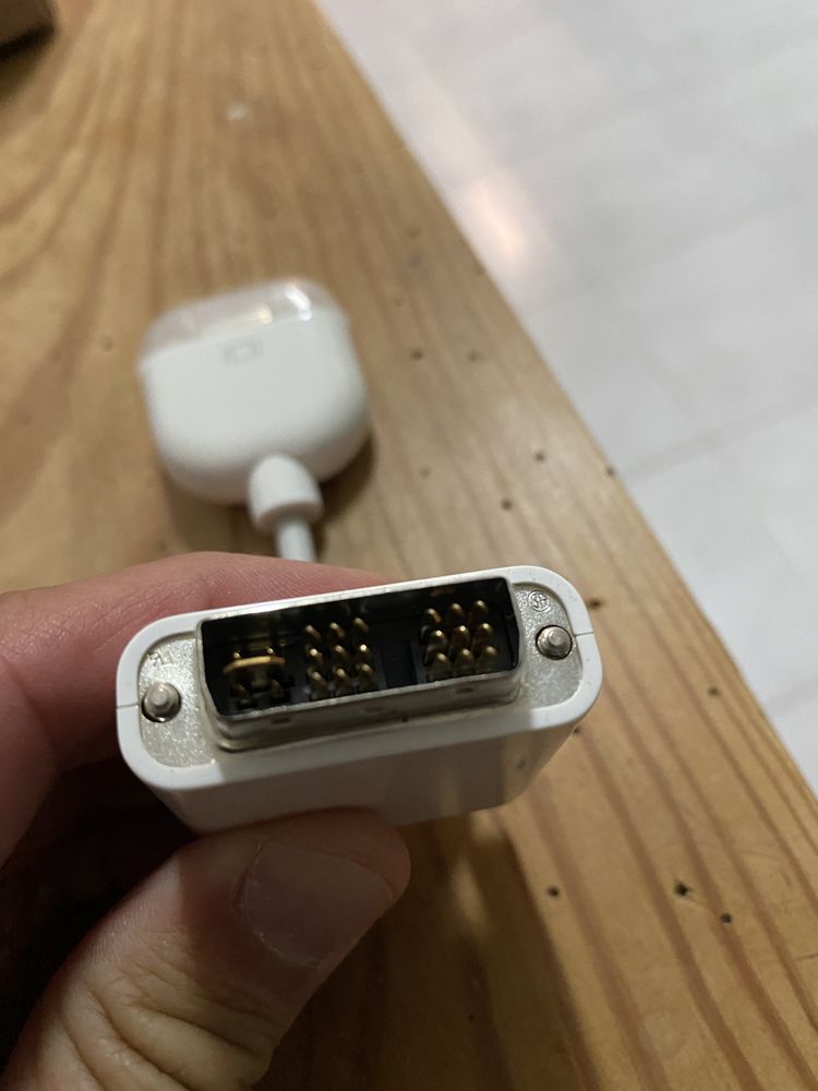 Adaptador dvi-i p/ vga original Apple
