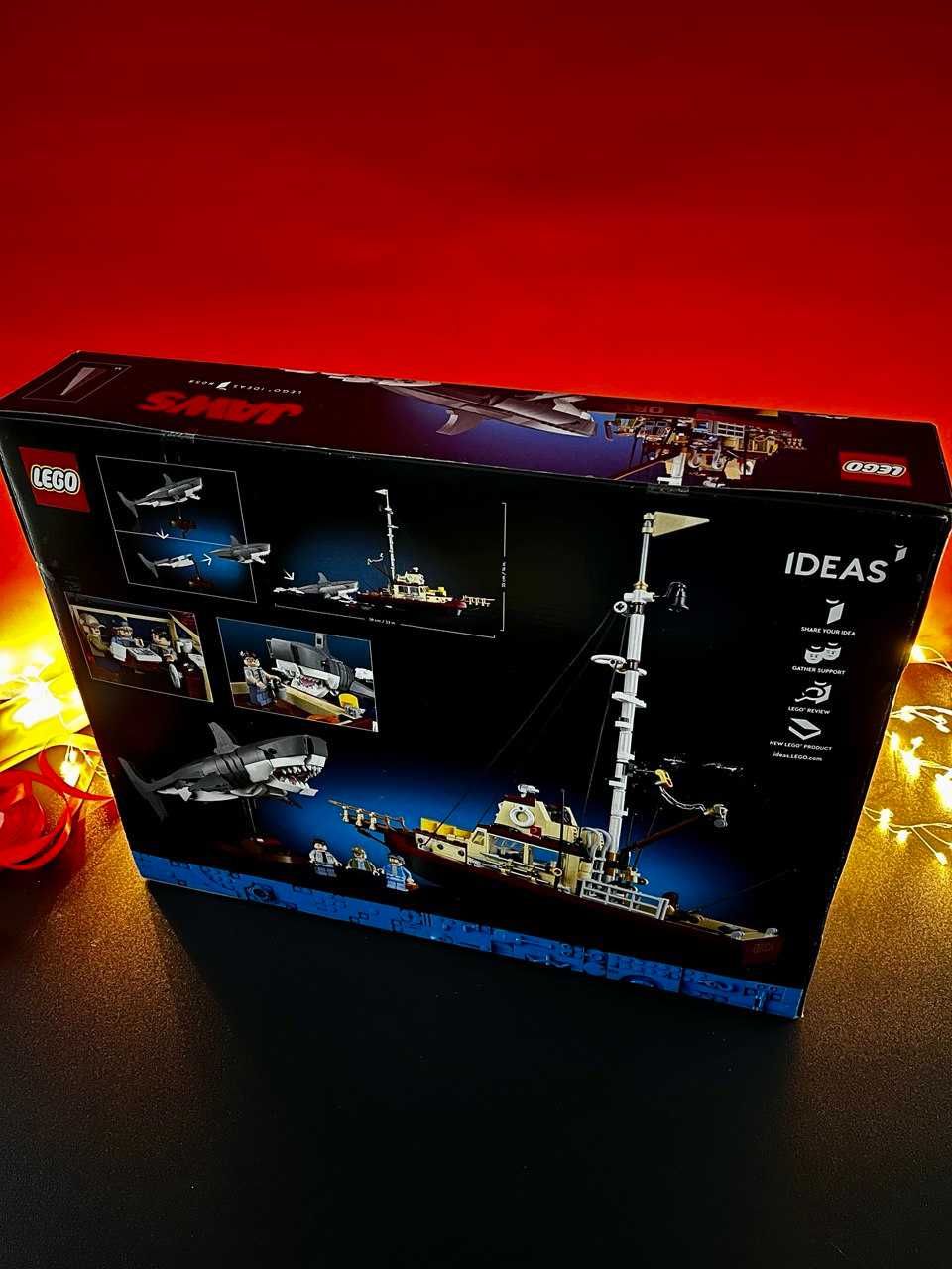 LEGO Ideas 21350 “Щелепи” – відтворіть культову сцену!