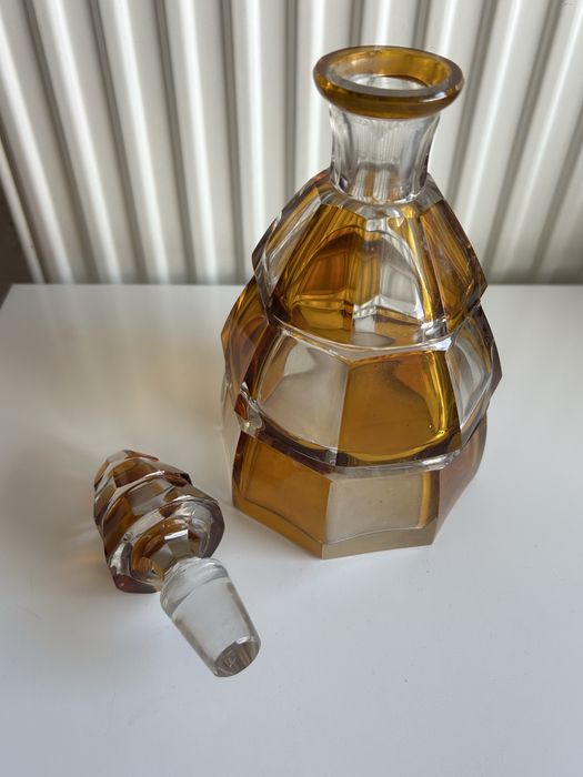 Karafka ART DECO bohemia czechy lata 20/30