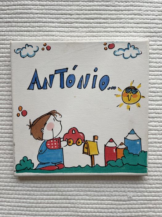 Quadro infantil ANTóNIO