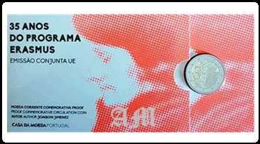 Portugal - 2€ Aniversário do Programa Erasmus - proof