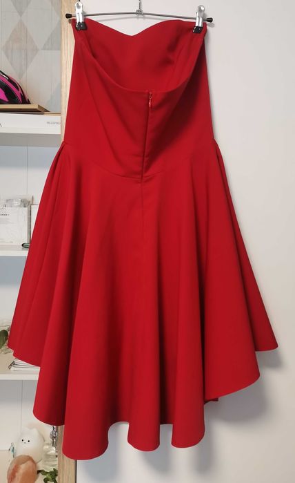 Czerwona sukienka + buty