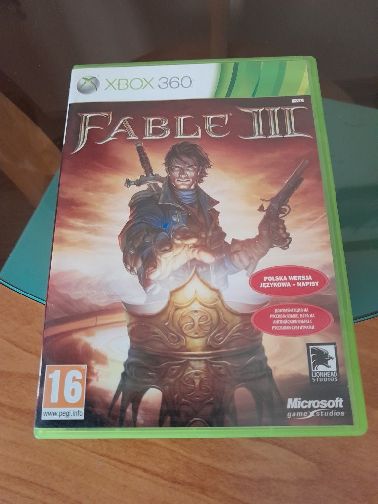 Fable 3 Pl .Stan BBD X box 360