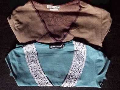 4 szt. Bluzki sweterki dziewczęce / damskie XS 158 Zestaw różne kolory
