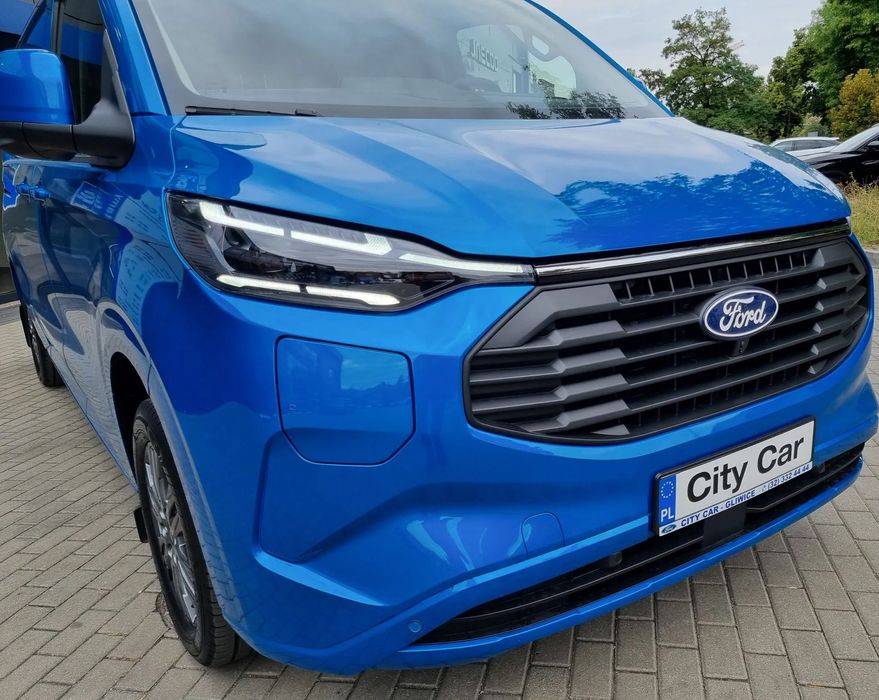 Ford Transit Custom  HYBRYDA PHEV 232KM - Limited - Van L2 - Hak - Kamera 360  Matrix-LED