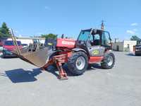 Manitou Mt1235 Perkins, f-vat, łyżka, widły