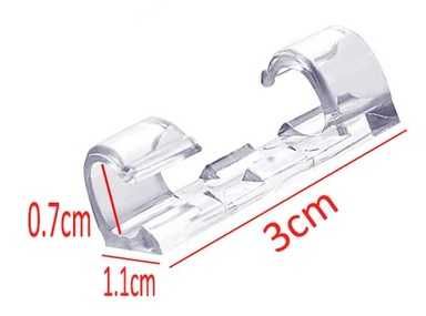 Mocowanie kabli uchwyt organizer na przewody 20 szt.