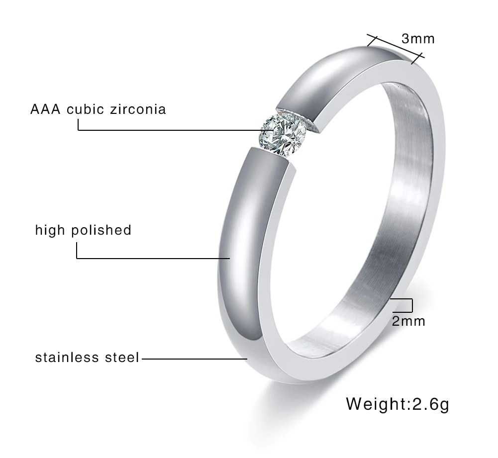 Aliança Prateada (3mm) em Aço para Casamento ou Namoro - REF1650