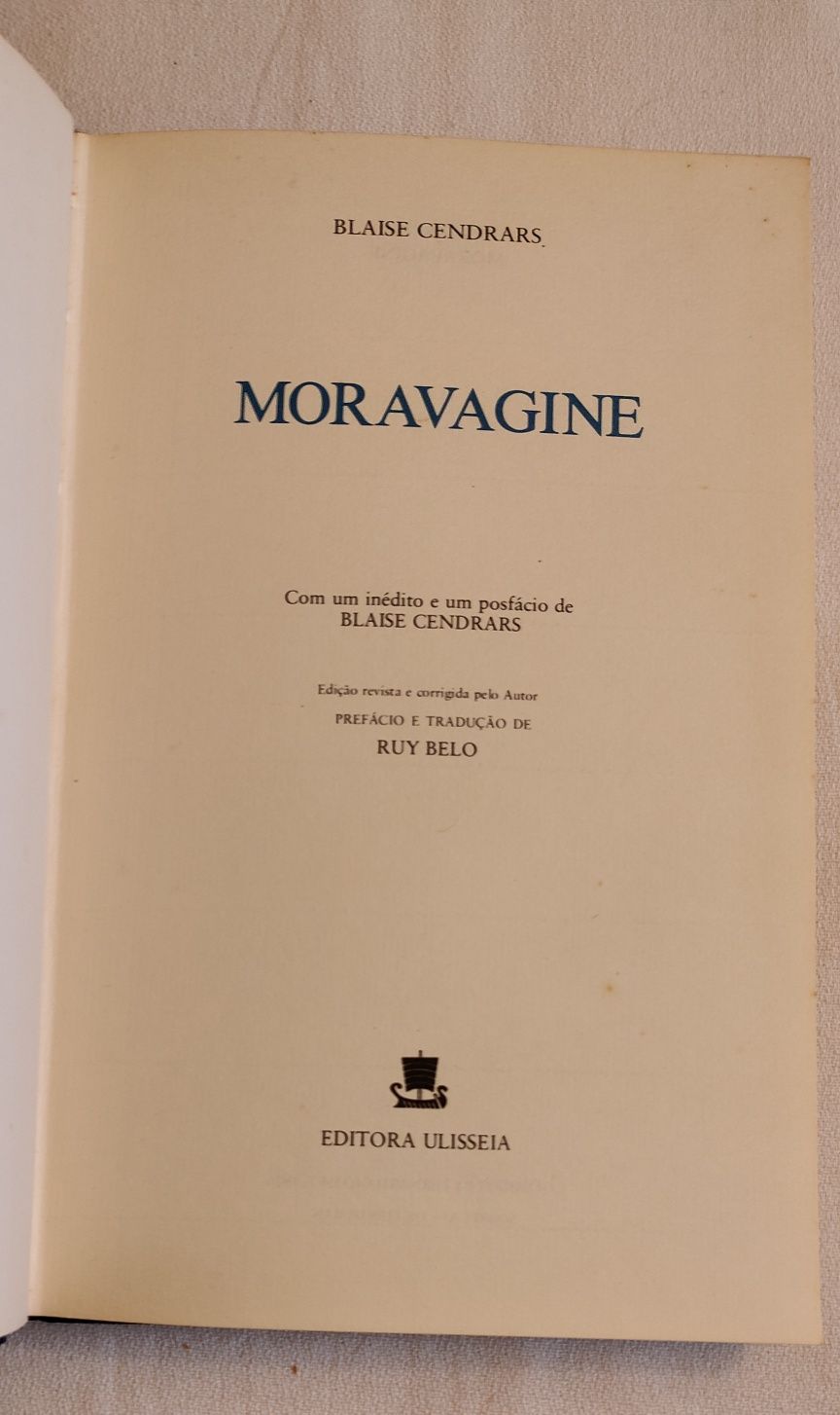 Moravagine, Blaise Cendrars